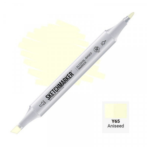 Маркер перм., худ. Sketchmarker двухсторонний, Y65 анис Маркер перм., худ. Sketchmarker двухсторонний, Y65 анис