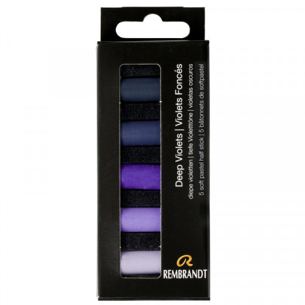 Пастель мягкая Rembrandt Half Pastel набор, 5 цв., темные фиолетовые