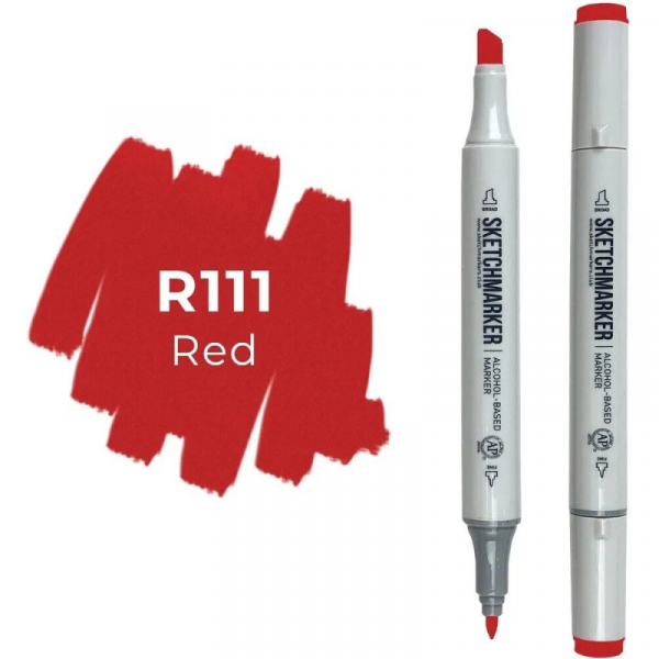 Маркер перм., худ. Sketchmarker двухсторонний, R111 красный Маркер перм., худ. Sketchmarker двухсторонний, R111 красный