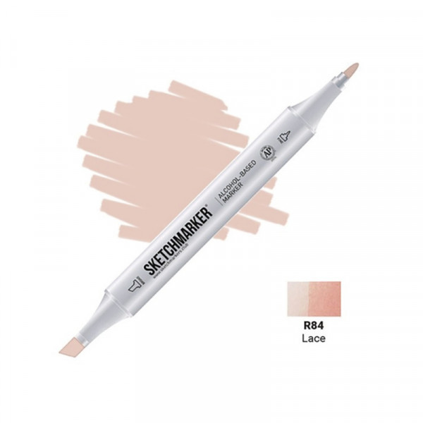 Маркер перм., худ. Sketchmarker двусторонний, R84, кружева