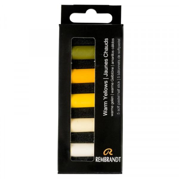 Пастель мягкая Rembrandt Half Pastel набор, 5 цв., теплые желтые