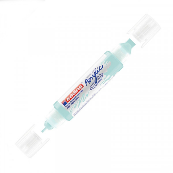 Маркер акриловый Edding 3D Double Liner, голубой пастельный