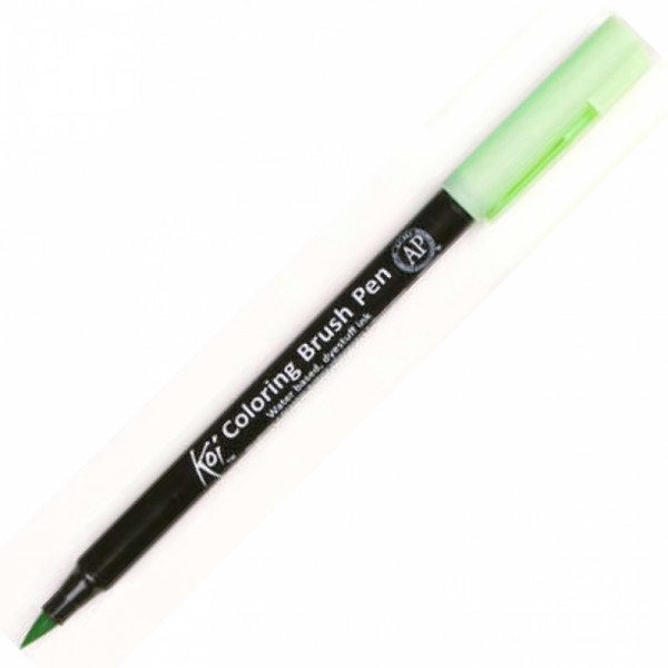 Маркер акварельный Koi Color Brush - мятный Маркер акварельный Koi Color Brush - мятный