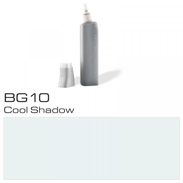 Чернила для заправки маркеров Copic BG-10, прохладная тень Чернила для заправки маркеров Copic BG-10, прохладная тень