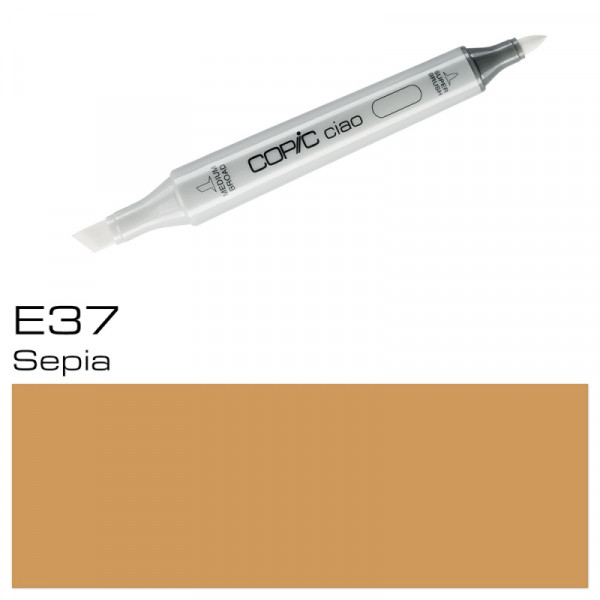 Маркер перм., худ. Copic ciao E-37, сепия Маркер перм., худ. Copic ciao E-37, сепия