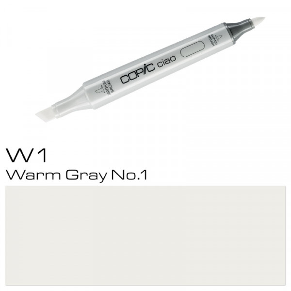 Маркер перм., худ. Copic ciao W-1, теплый серый №1 Маркер перм., худ. Copic ciao W-1, теплый серый №1