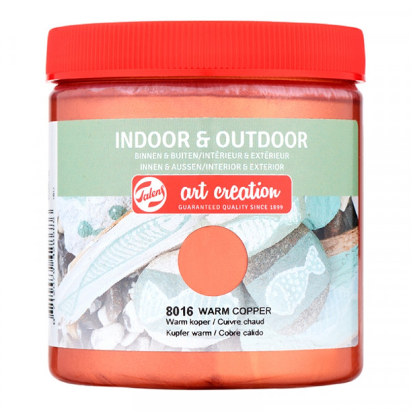 Краски декоративные INDOOR & OUTDOOR 8016 теплая медь 250 мл.