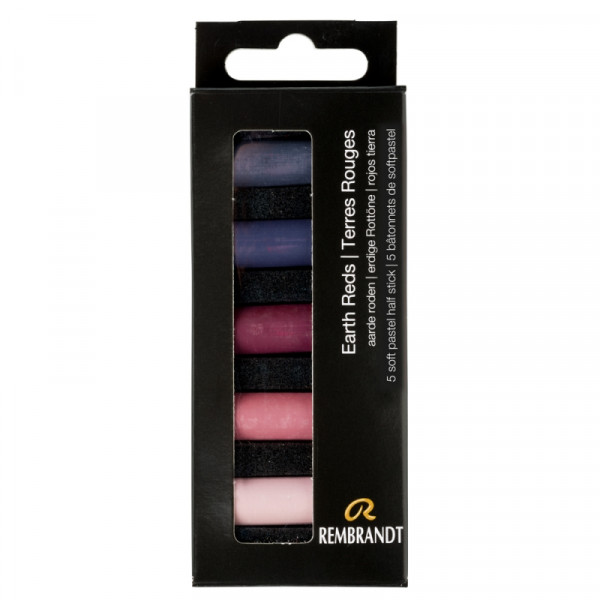 Пастель мягкая Rembrandt Half Pastel набор, 5 цв., красные земли