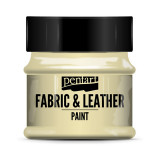 Краски д/текстиля Pentart Fabric & Leather paint бежевый, 50 мл, банка Краски д/текстиля Pentart Fabric & Leather paint бежевый, 50 мл, банка